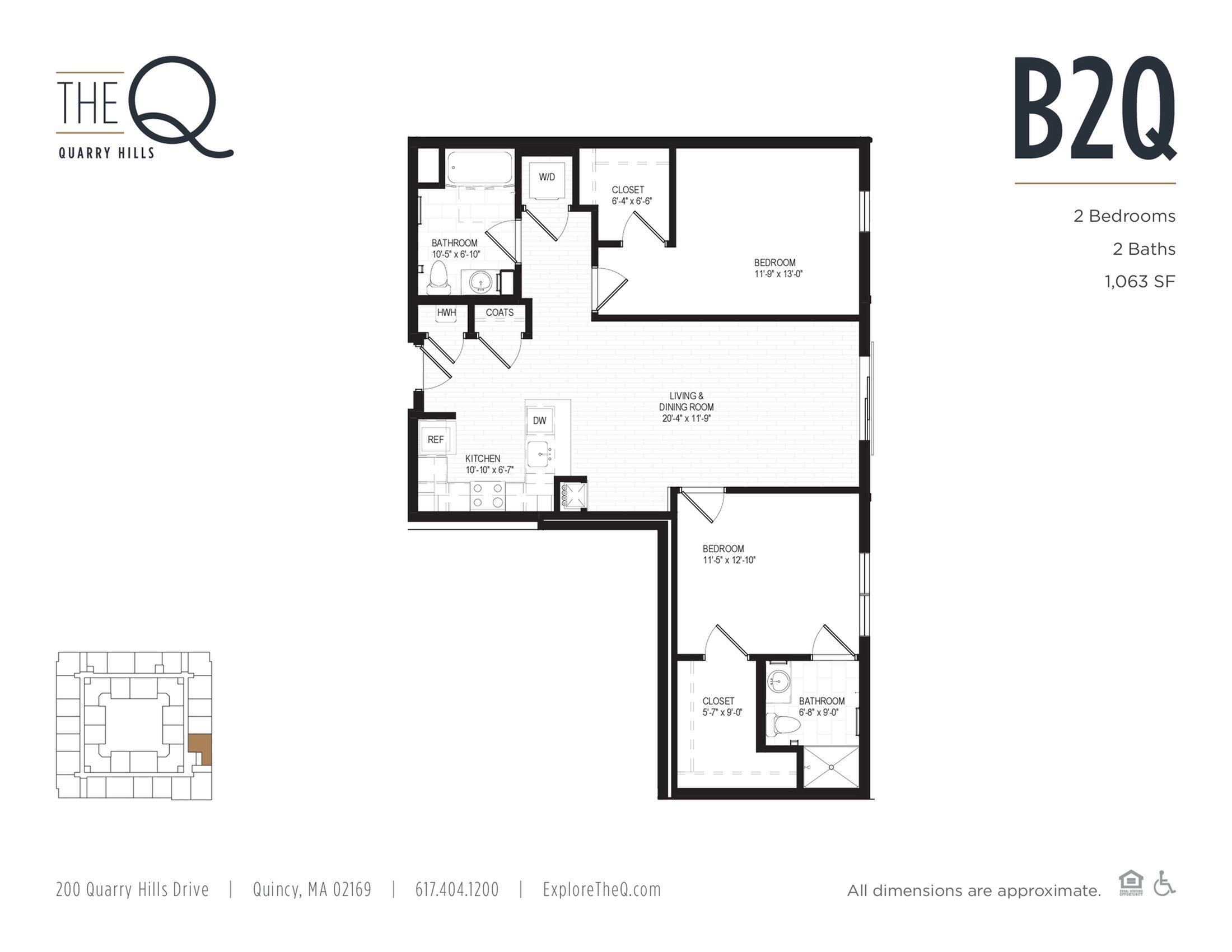 B2Q | 2 Bed Apartment | The Q