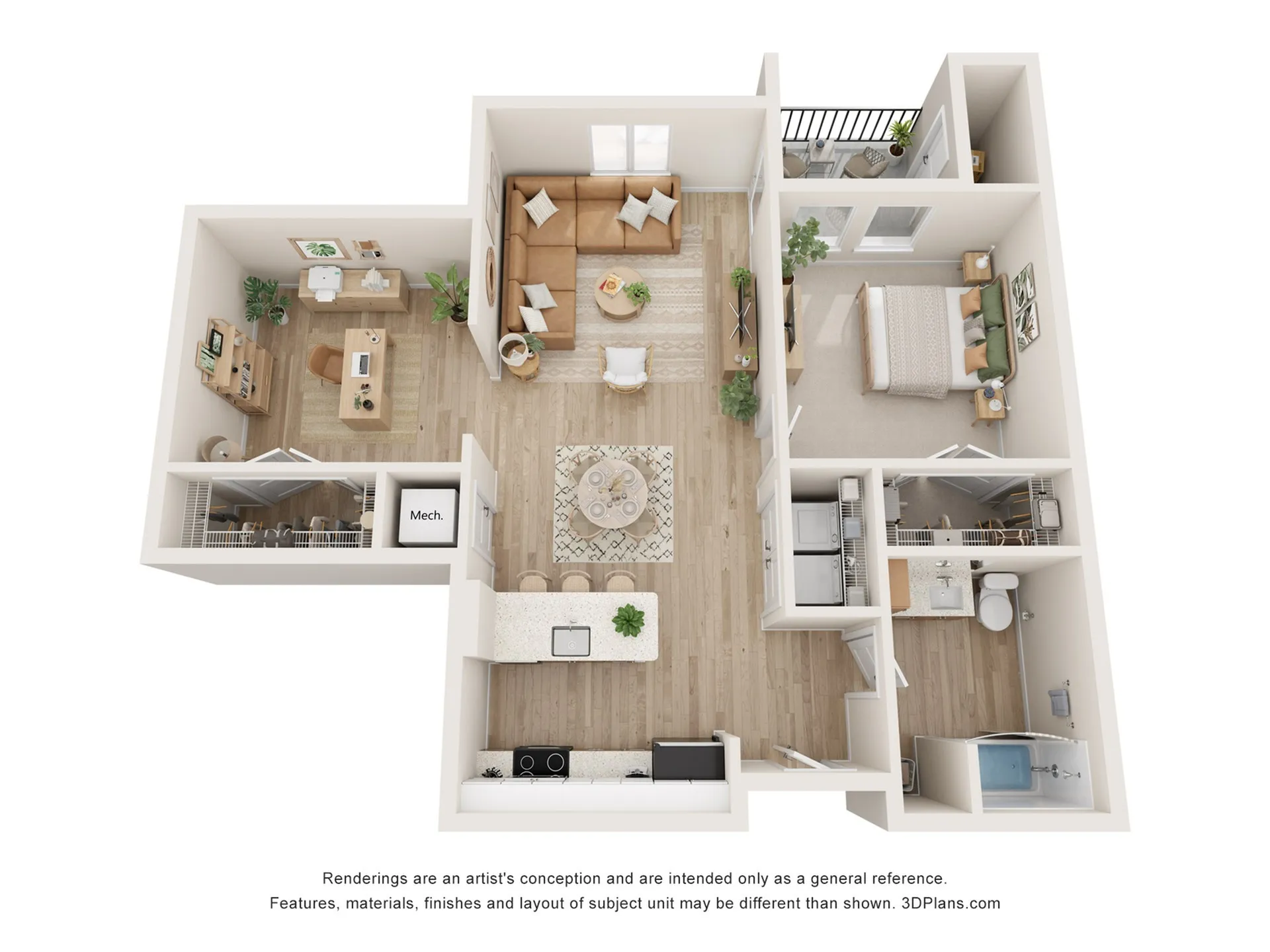 Everglades 1 Bed Apartment Parkside Apartments