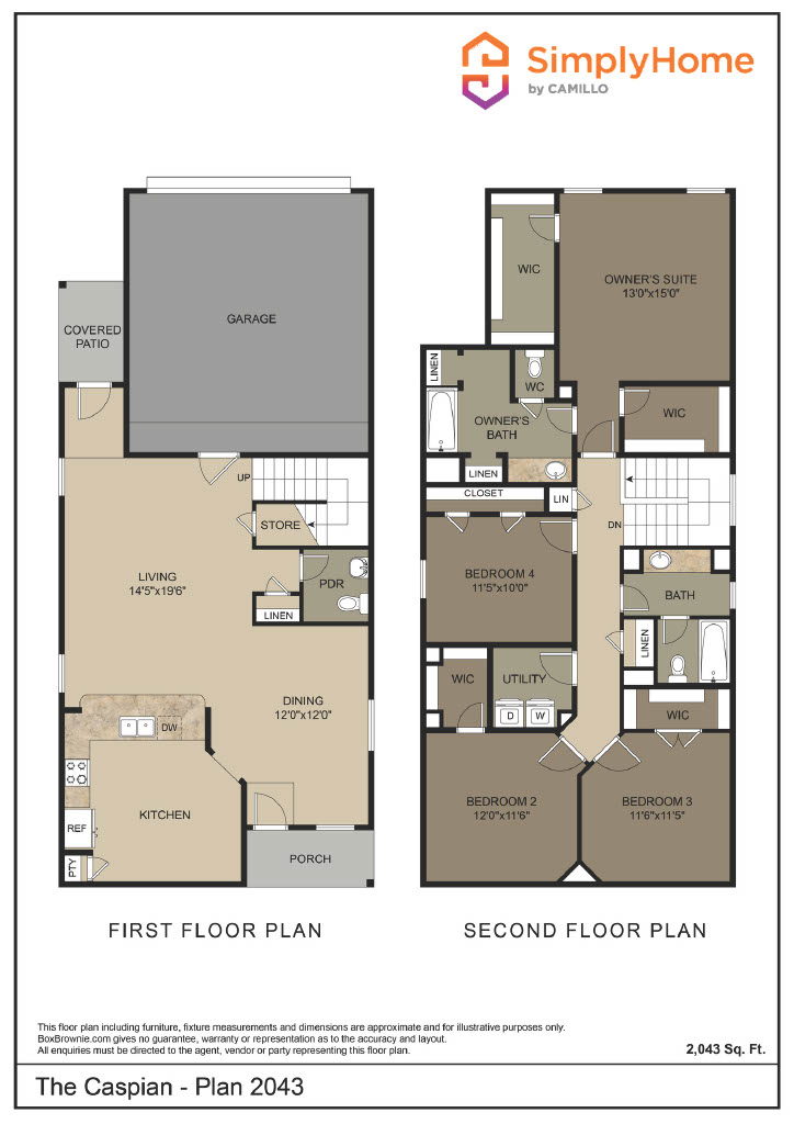 Caspian Floorplan
