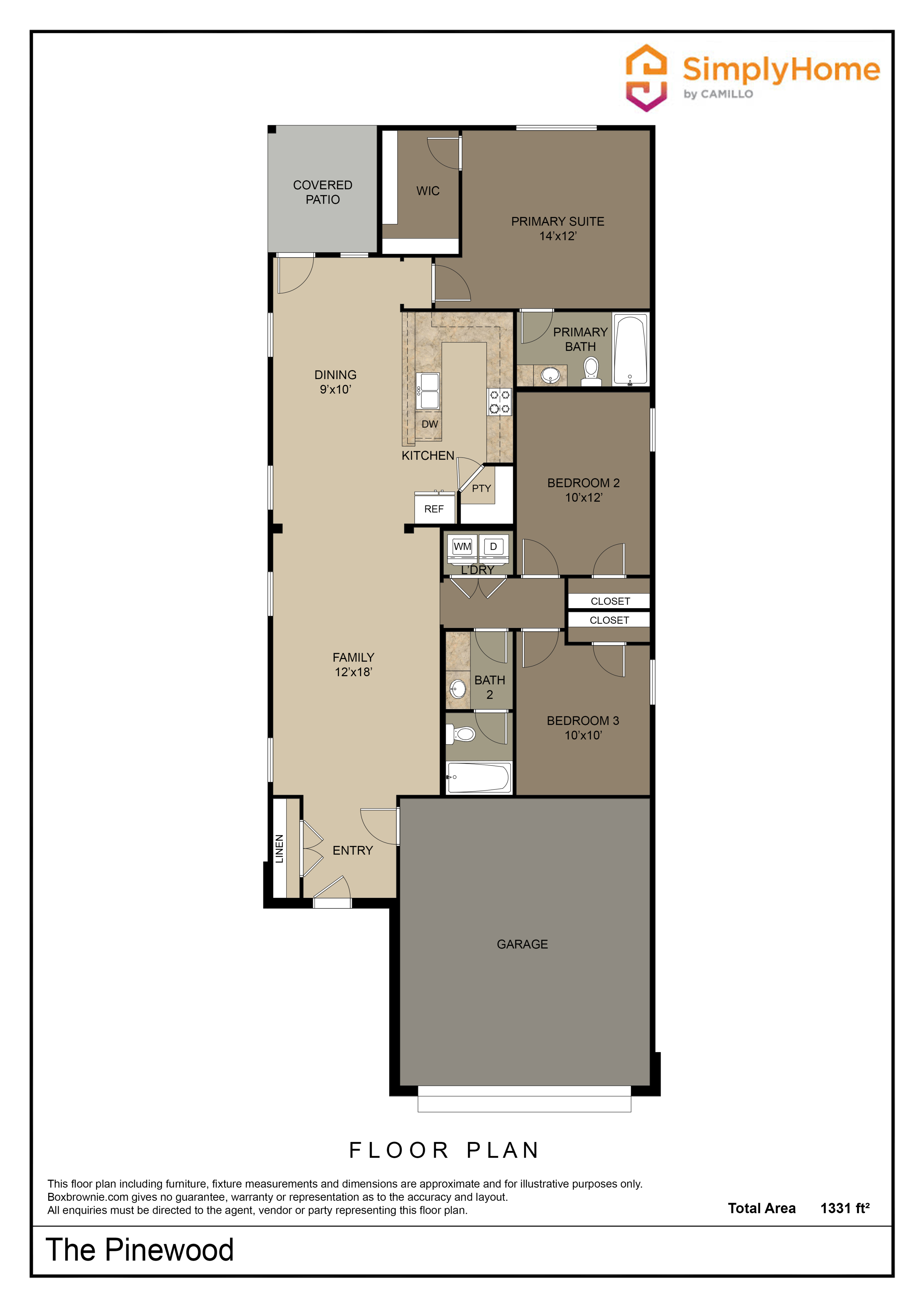 The Pinewood Floorplan