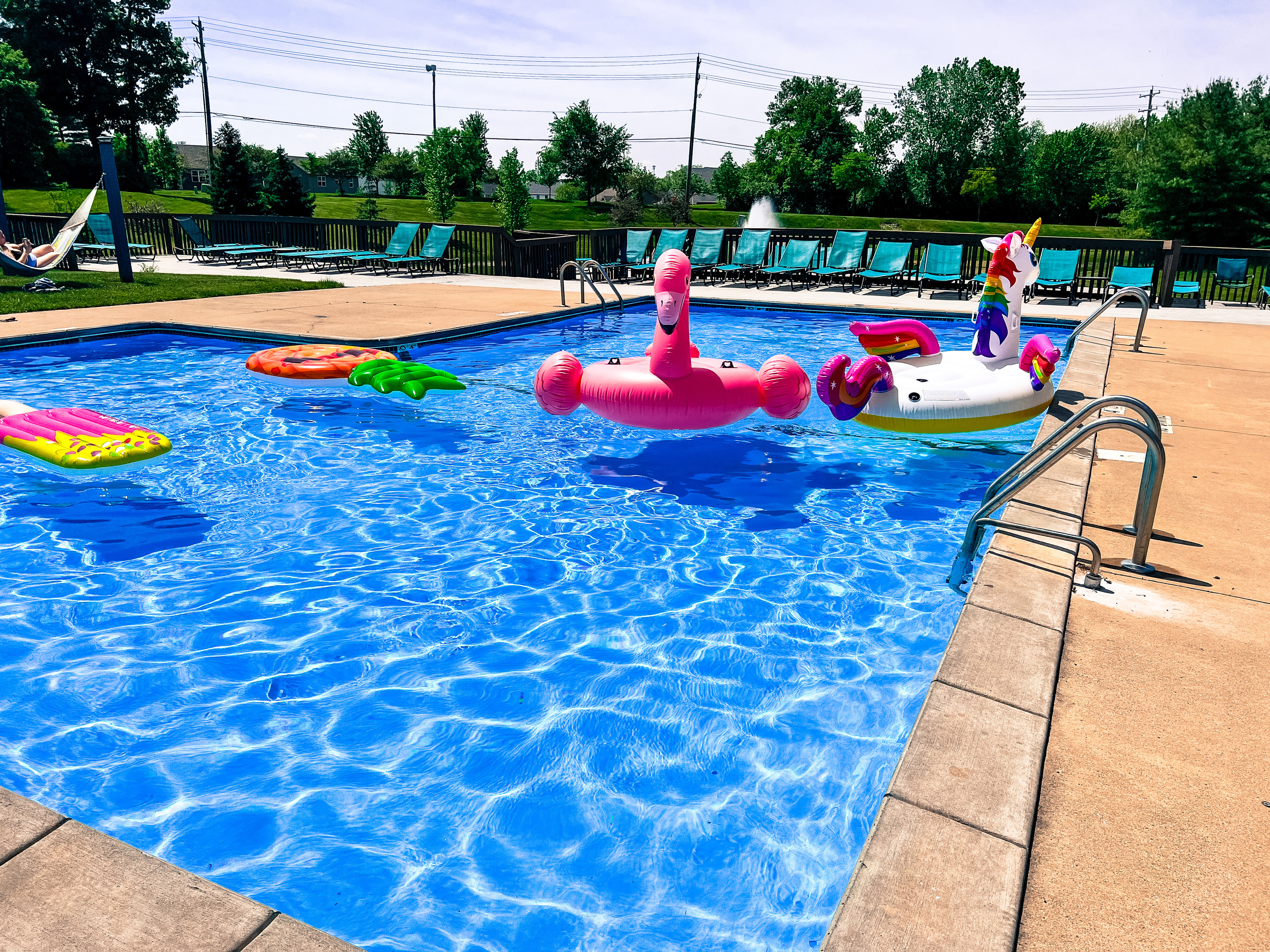 Resort-style pool