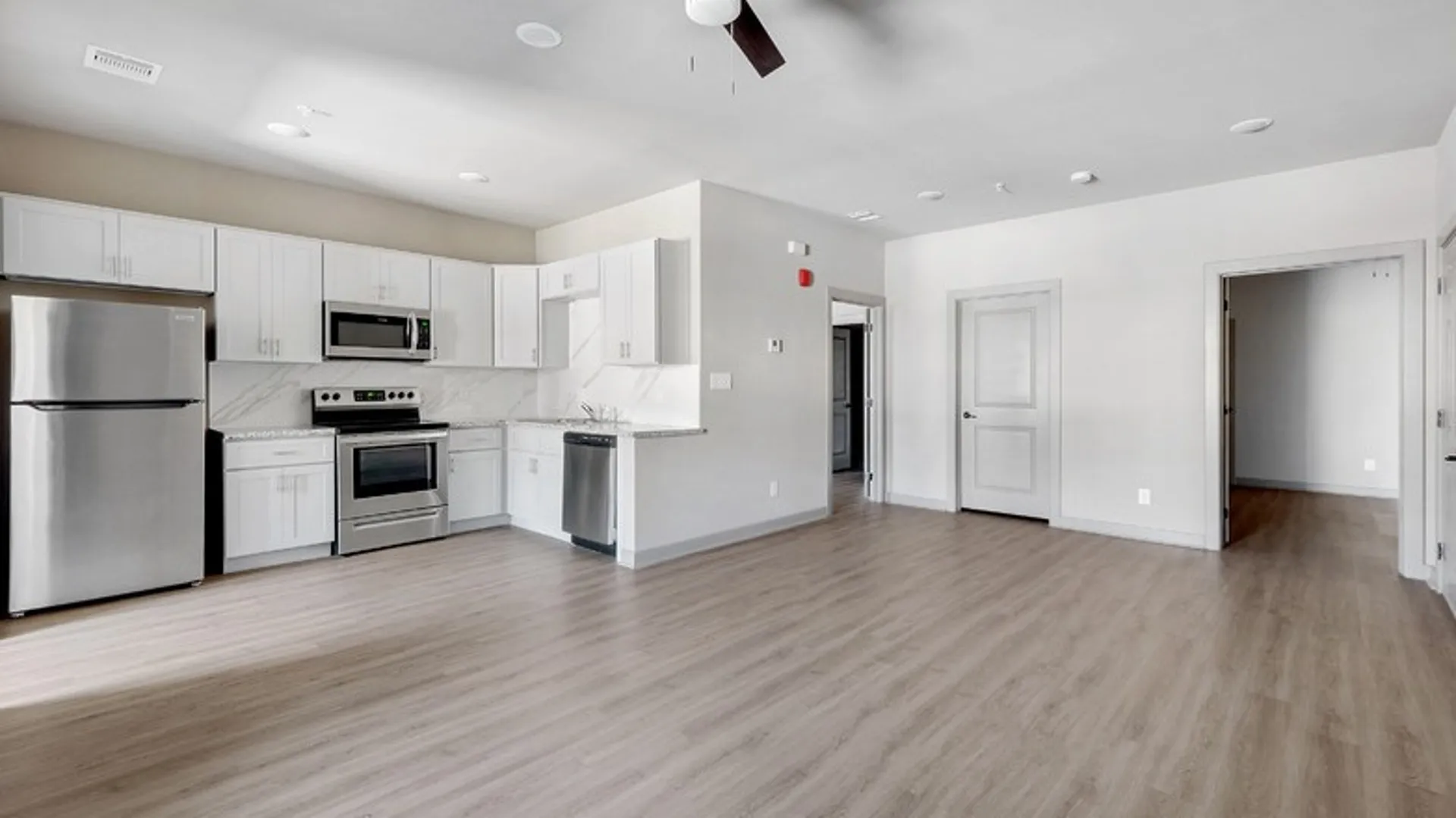 Kitchen & Living Room