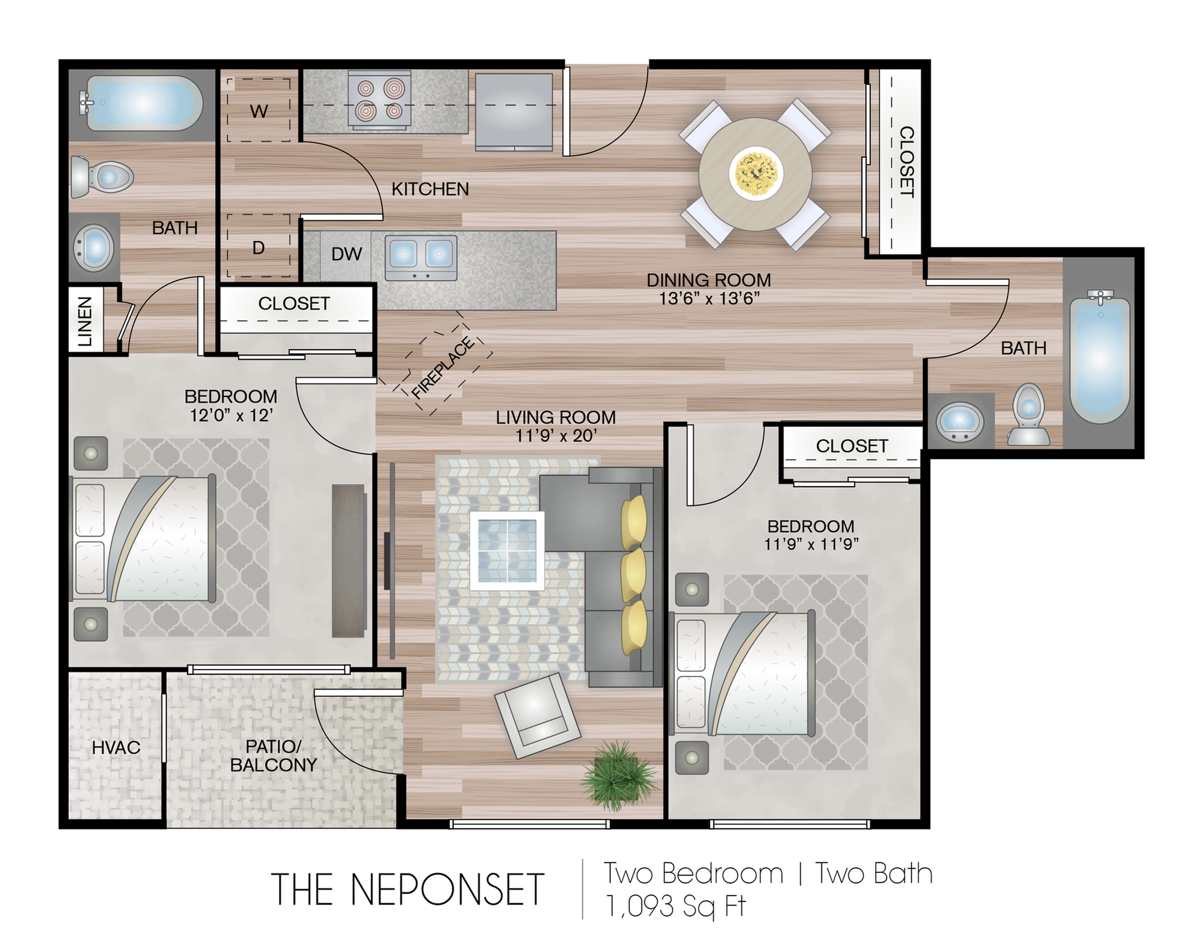 2 Bedroom Apartment