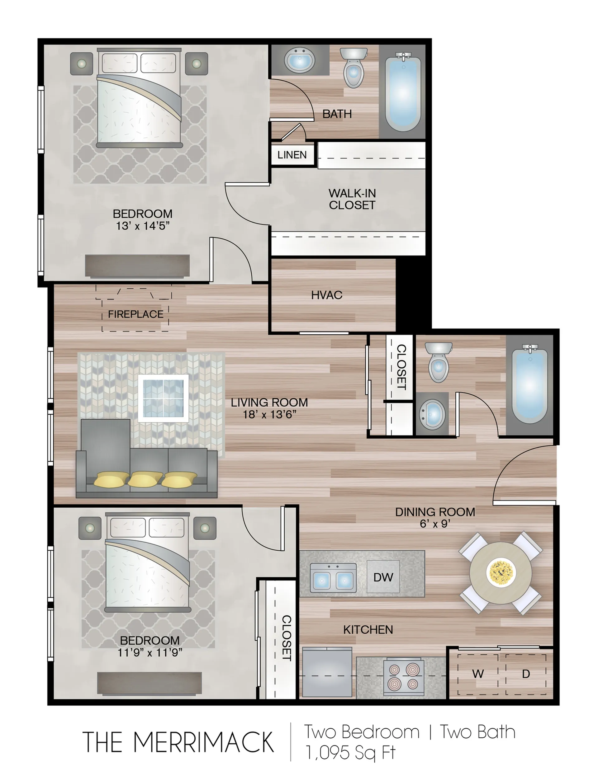 2 Bedroom Apartment