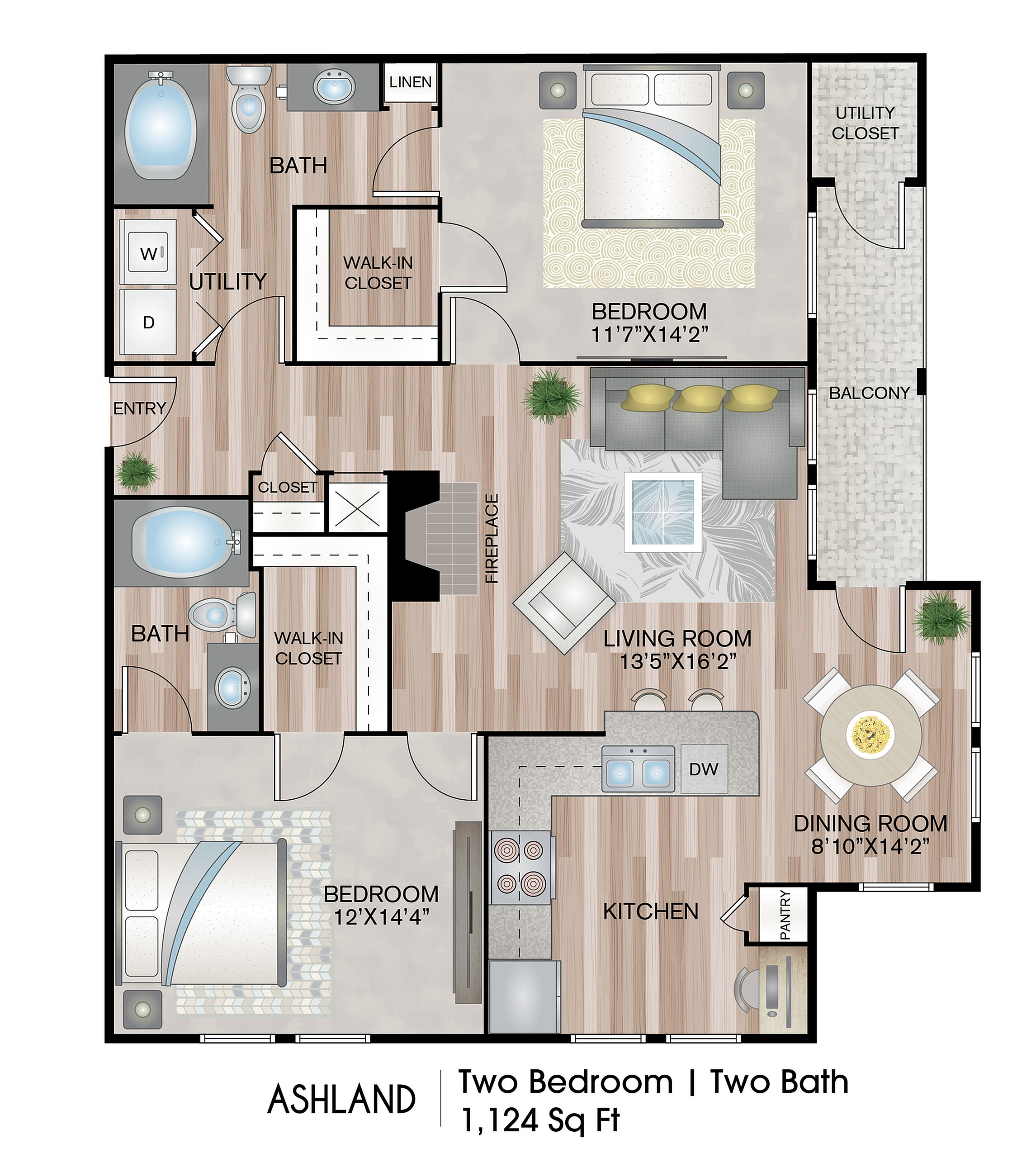 2 Bedroom Apartment