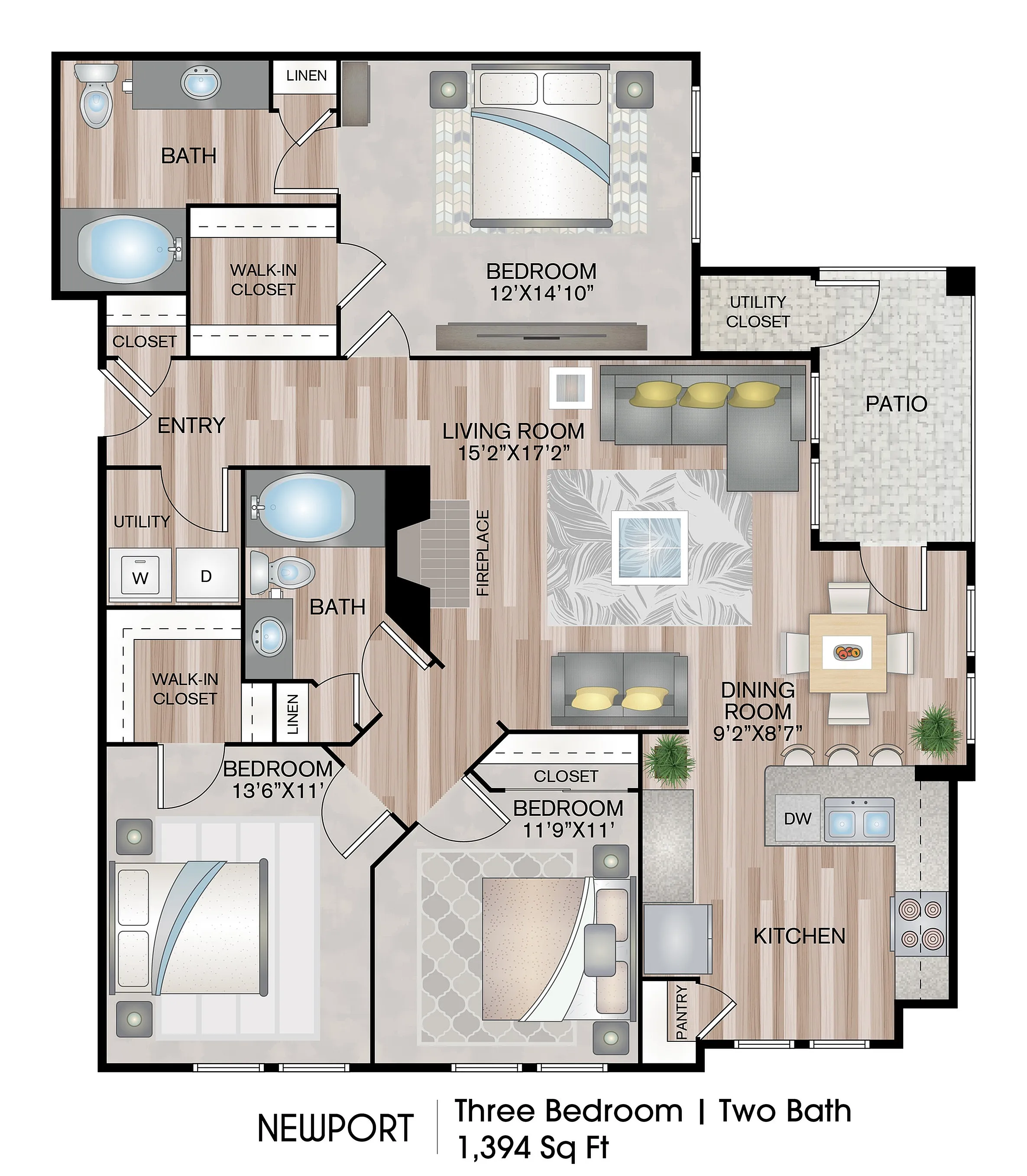 3 Bedroom Apartment