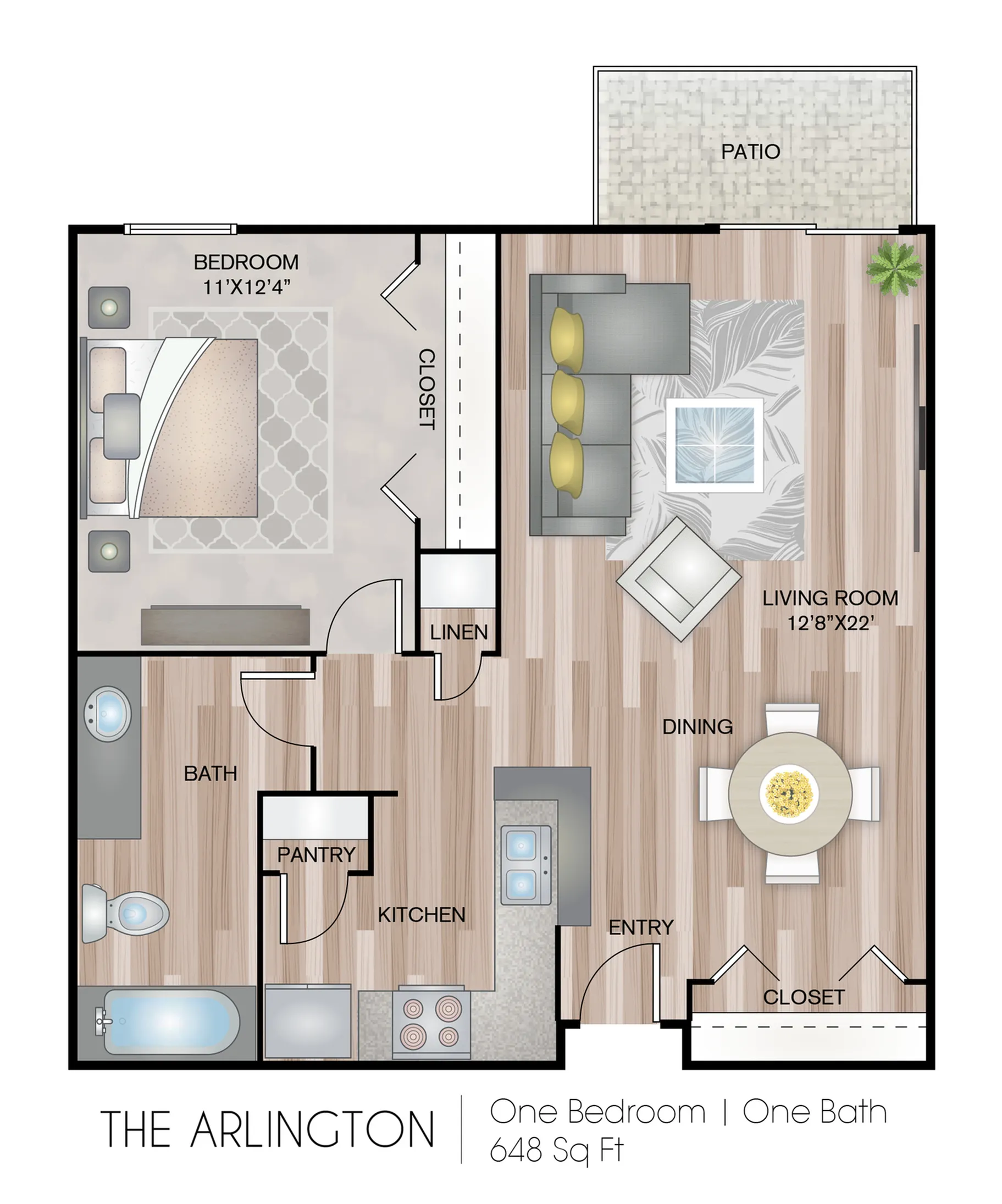 One Bedroom Apartment