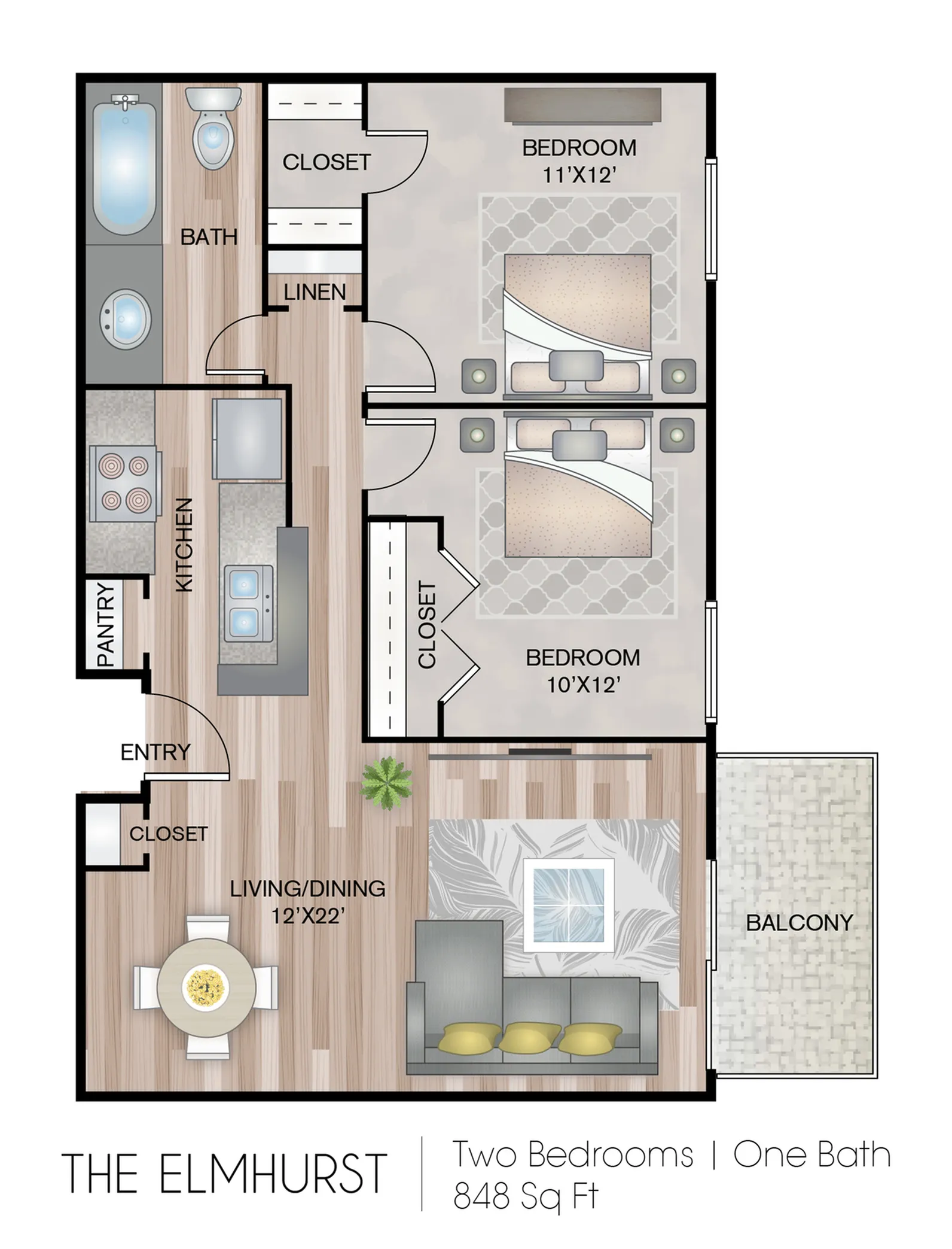 2 Bedroom Apartment