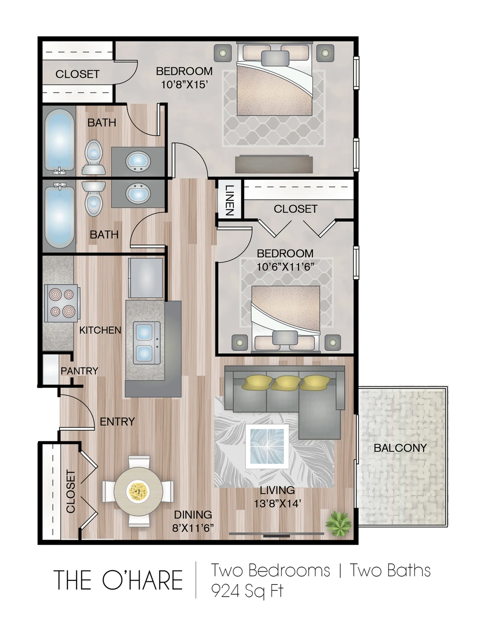 2 Bedroom Apartment