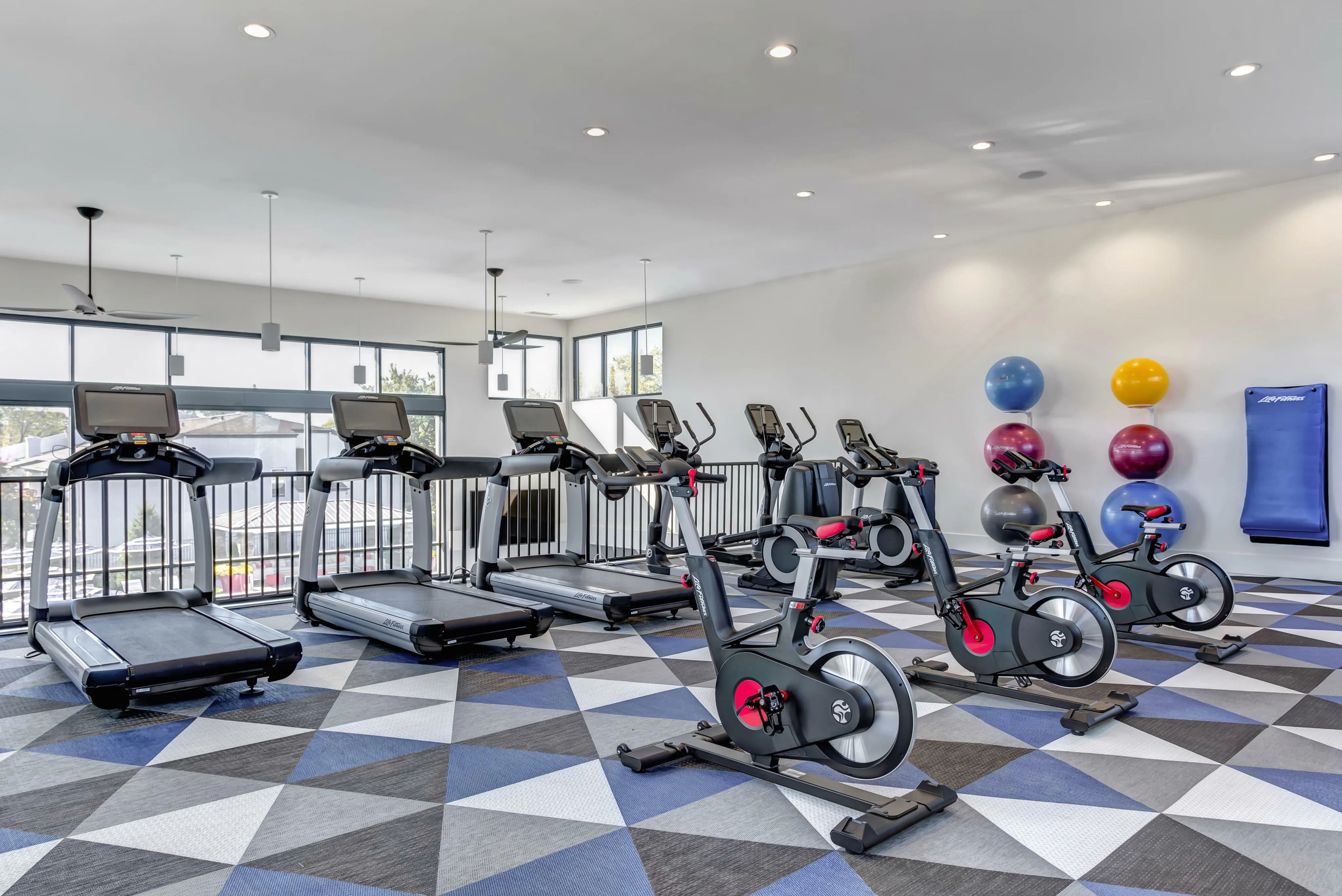24-hour 2-Floor Fitness Center with State-of-the Art Equipment