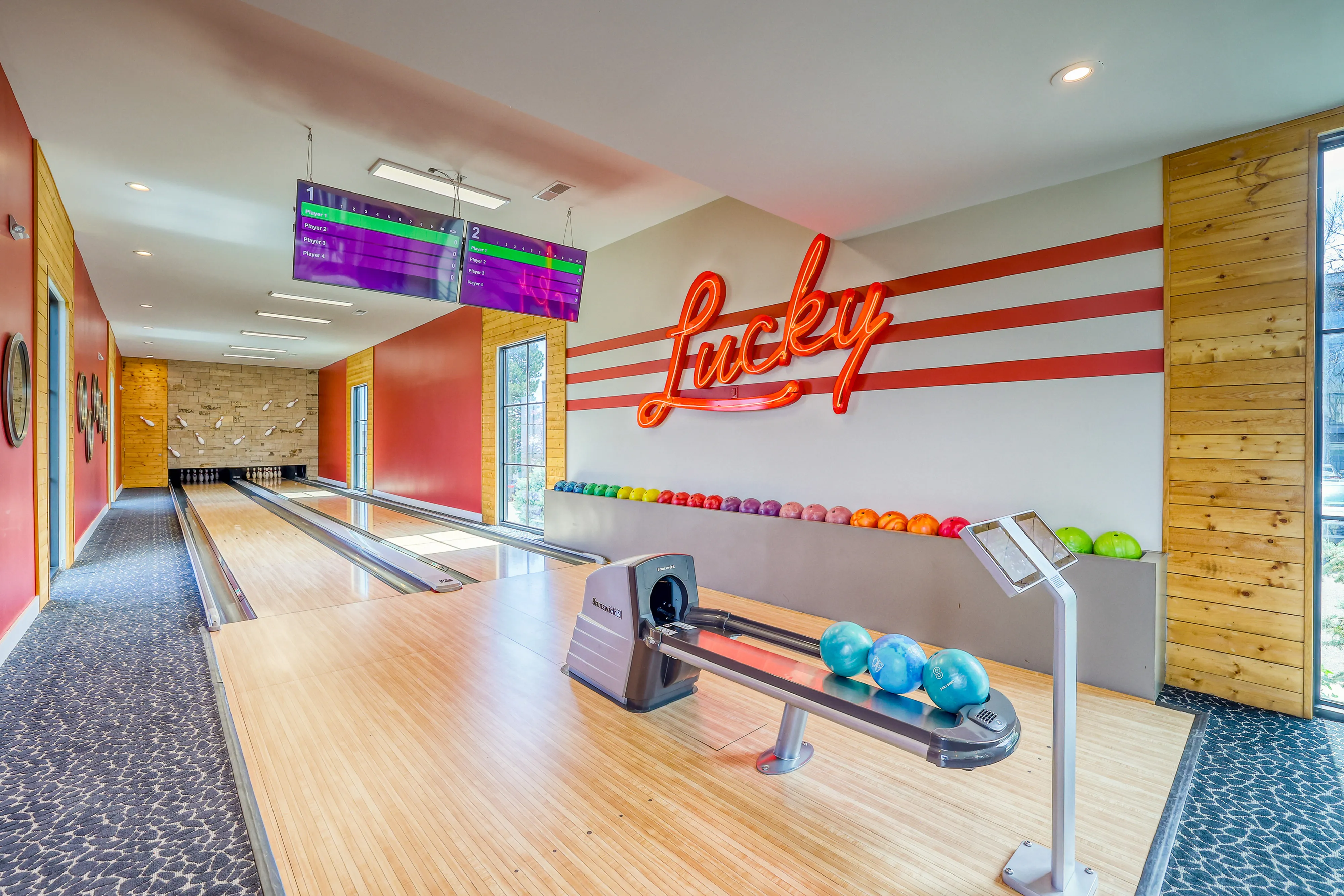 bowling alley