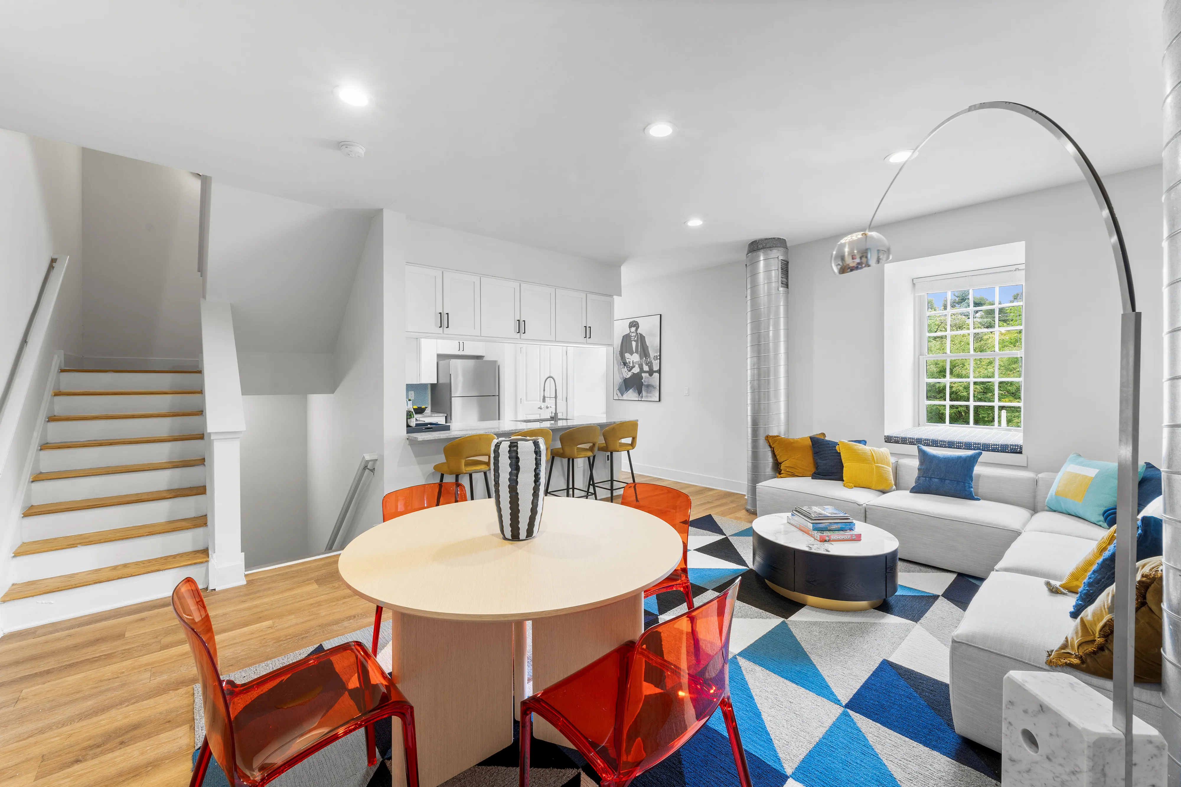 Image of Elegant Hardwood Floors in Foyers, Kitchens, Dining, and Living Spaces for Apex Manayunk