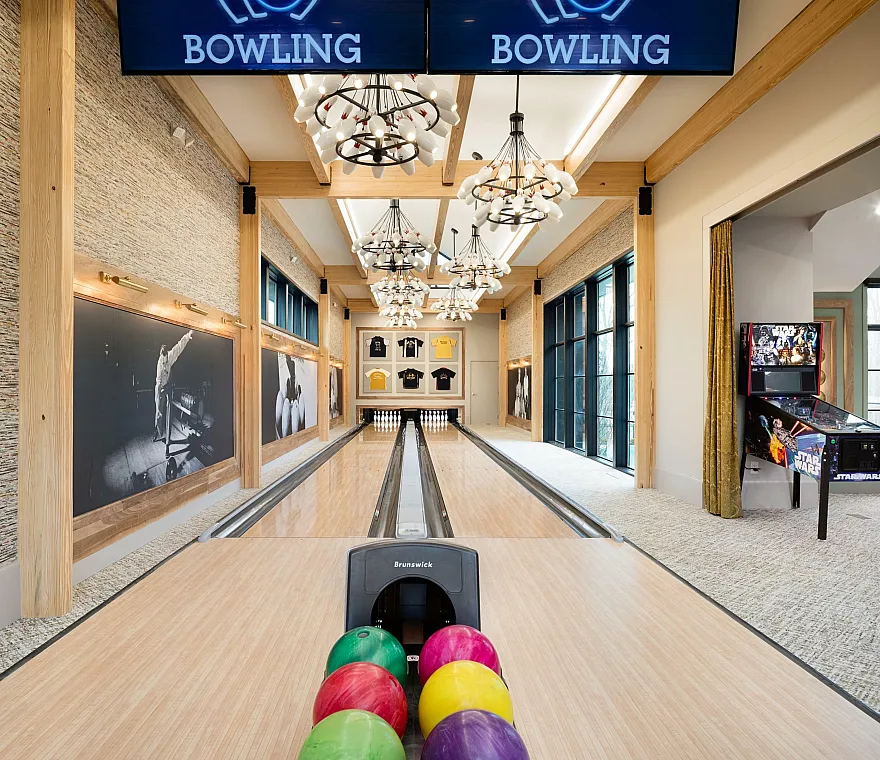 bowling alley