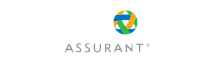 Colorful intertwined circle logo of Assurant company