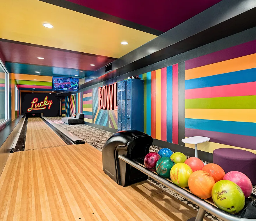 bowling alley