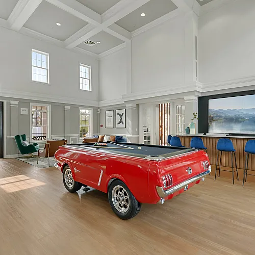 billiards mustang table