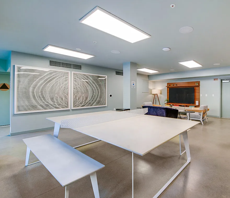 table tennis recreation room