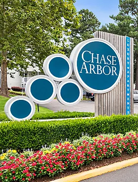 monument signs saying chase arbor