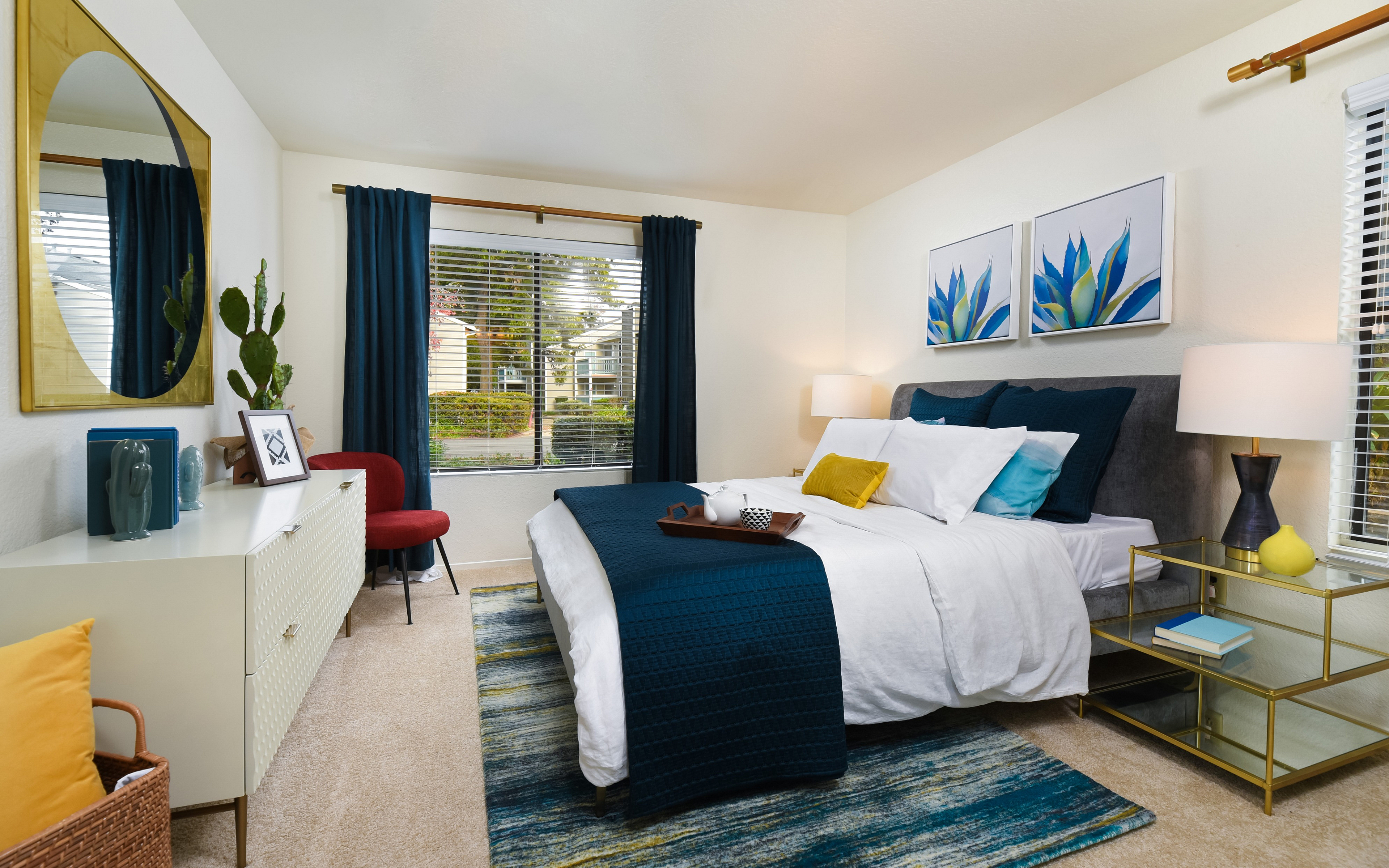 bedroom with window