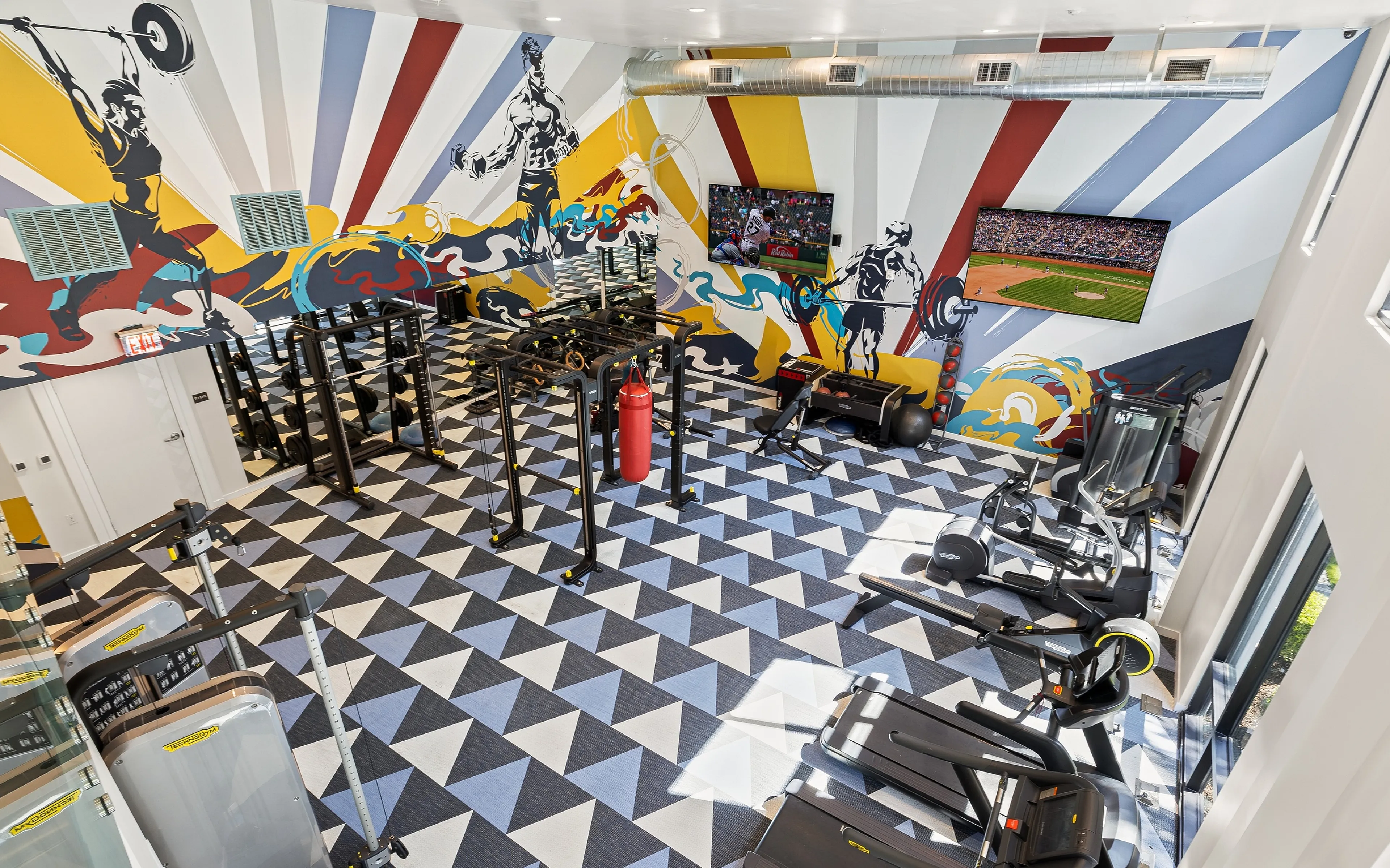 expansive state of the art fitness center