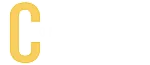 Bold yellow letter 'C' on a crisp white background, creating a clean and modern design element.
