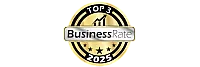 BusinessRate black and gold logo