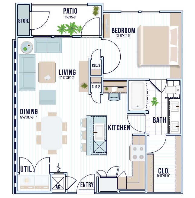 A6 floor plan