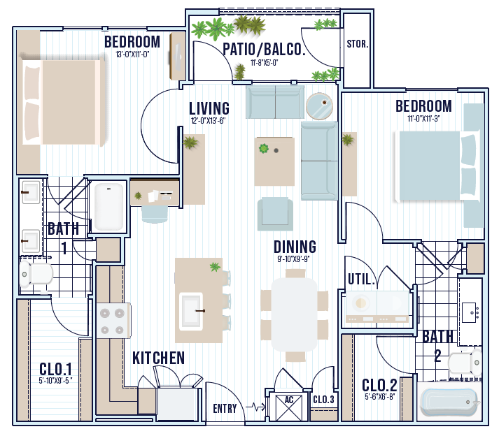 B2 floor plan