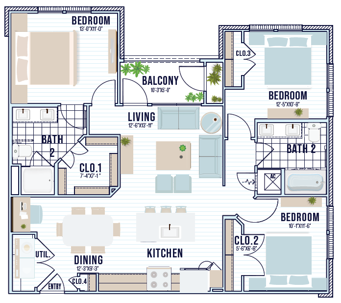 C1 floor plan