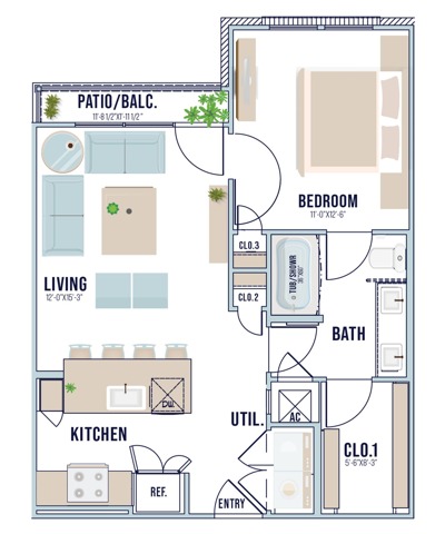 A1 floor plan