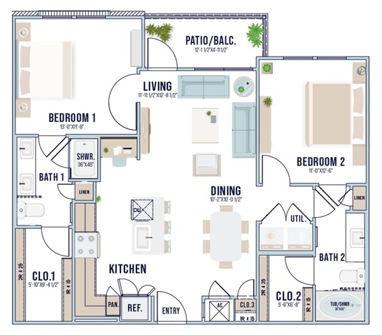 B2 floor plan