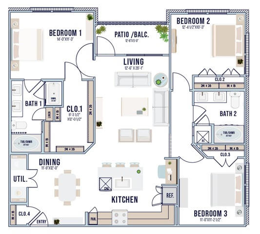 C1 floor plan
