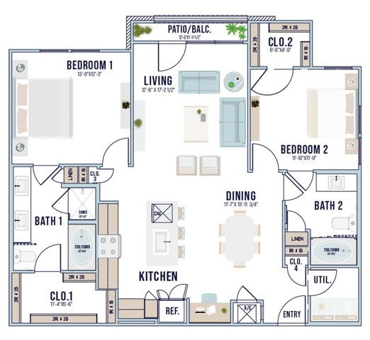 B6 floor plan
