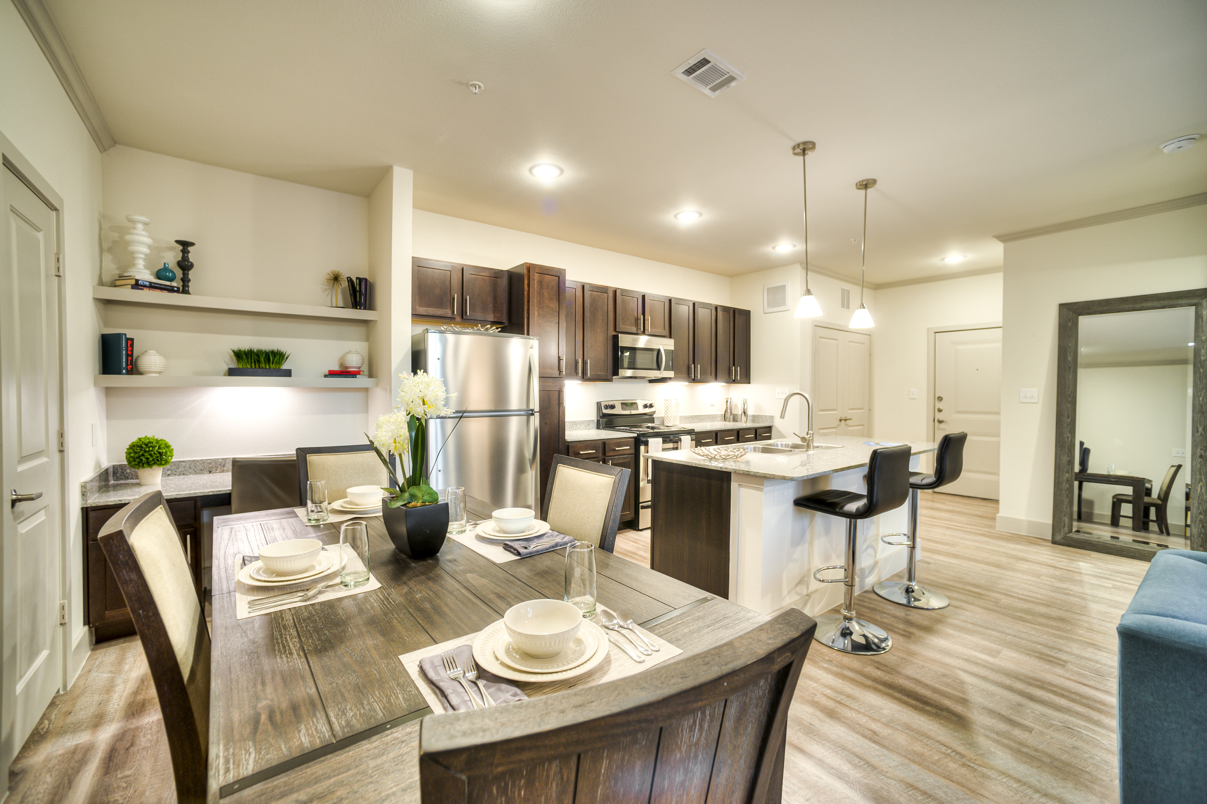 Custom Oak Cabinetry