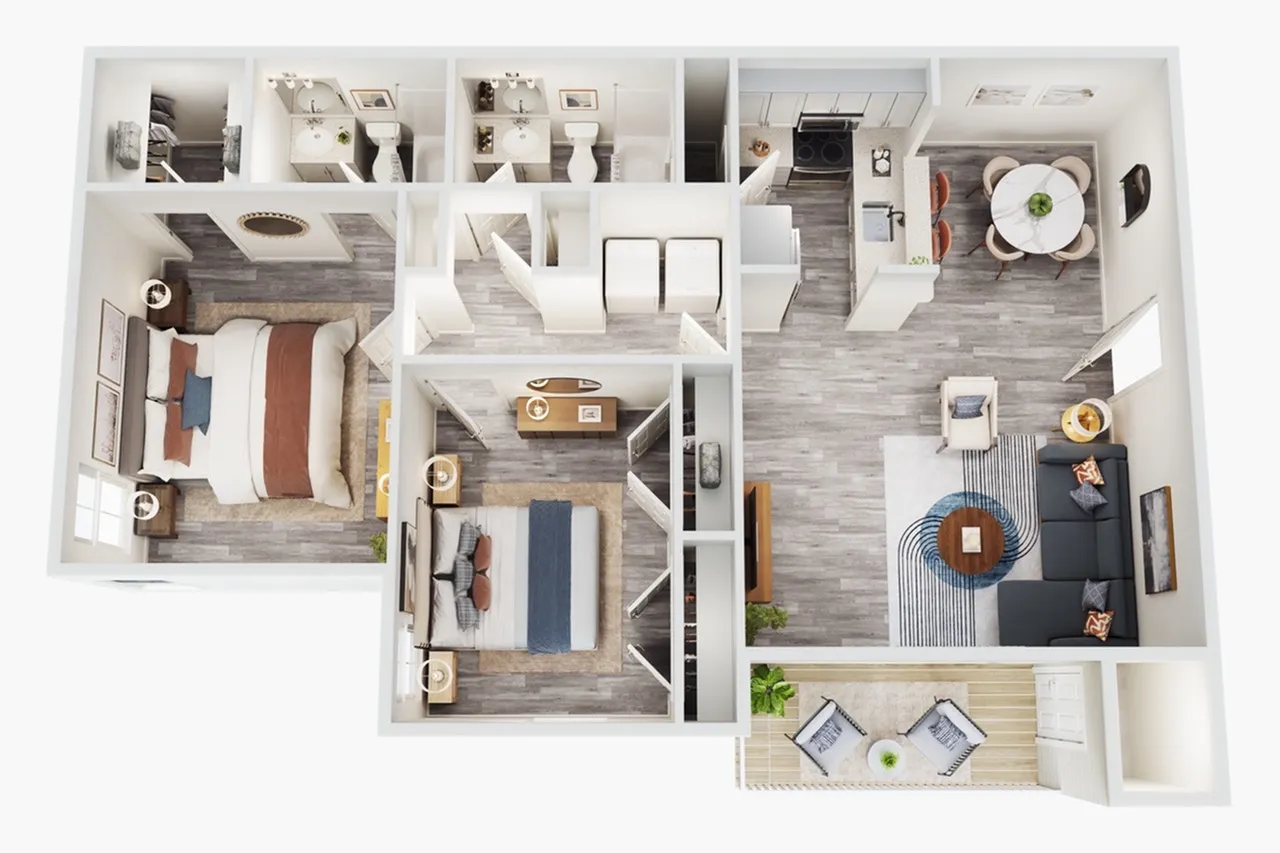 B2 - 2 Bed 1.5 Bath
