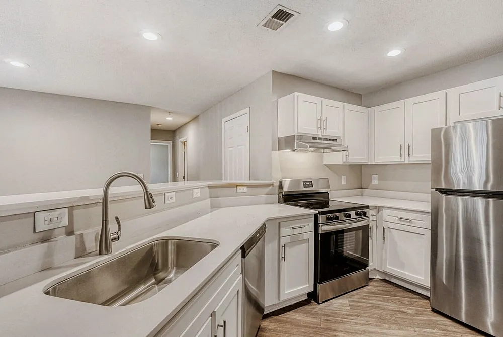 Kitchen with Quartz Countertops