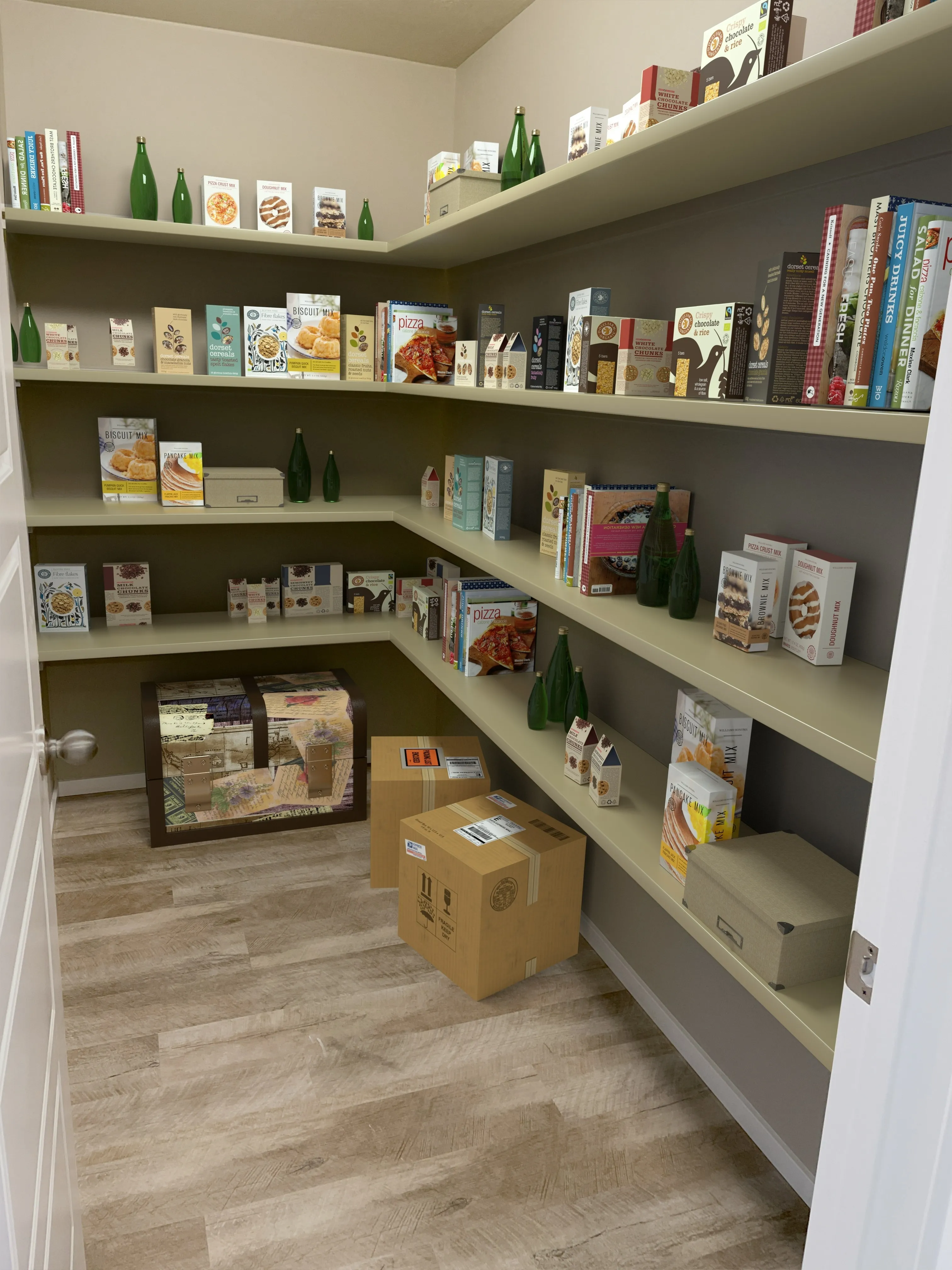 Elizabeth Estates Walk In Pantry