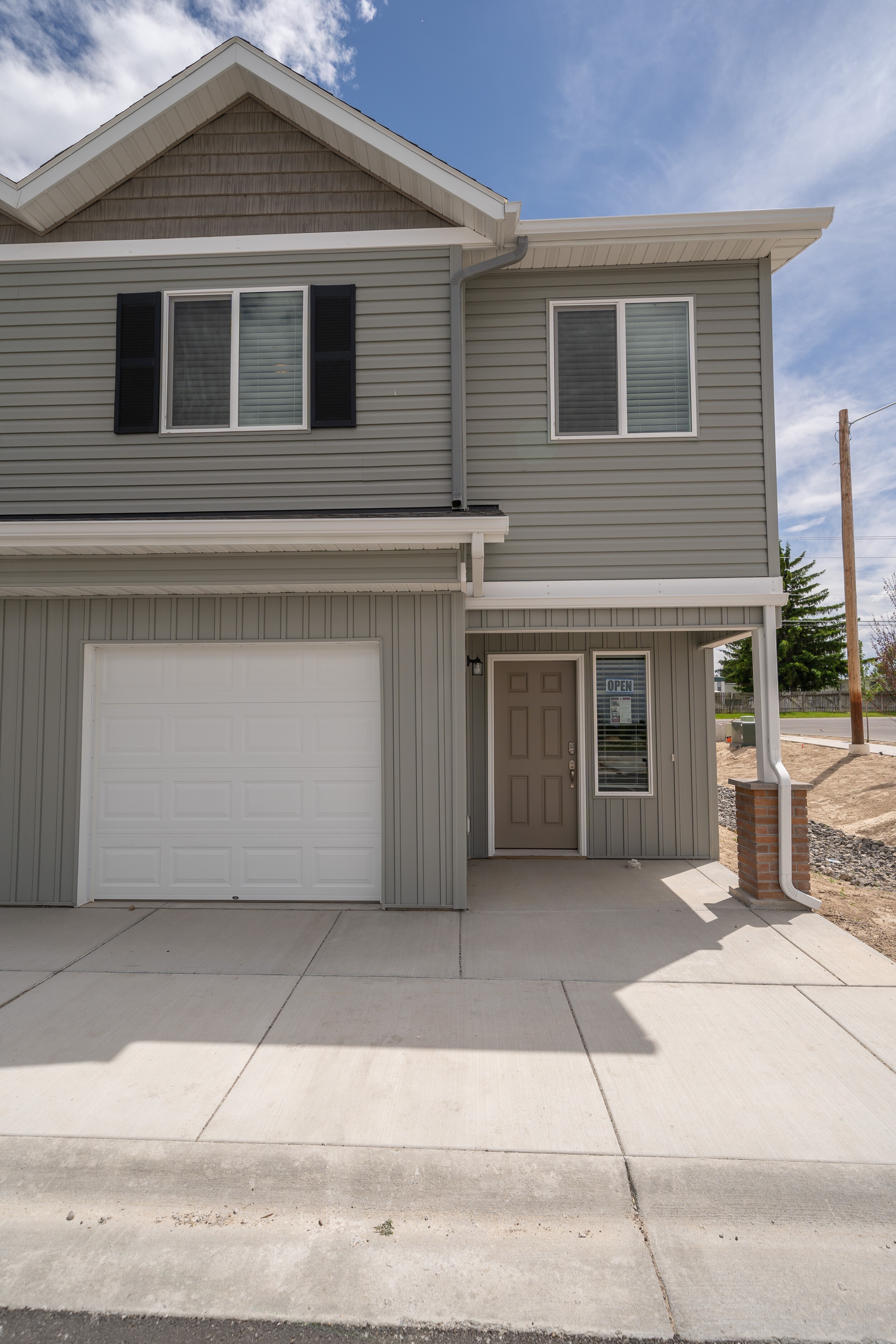 Exterior garage