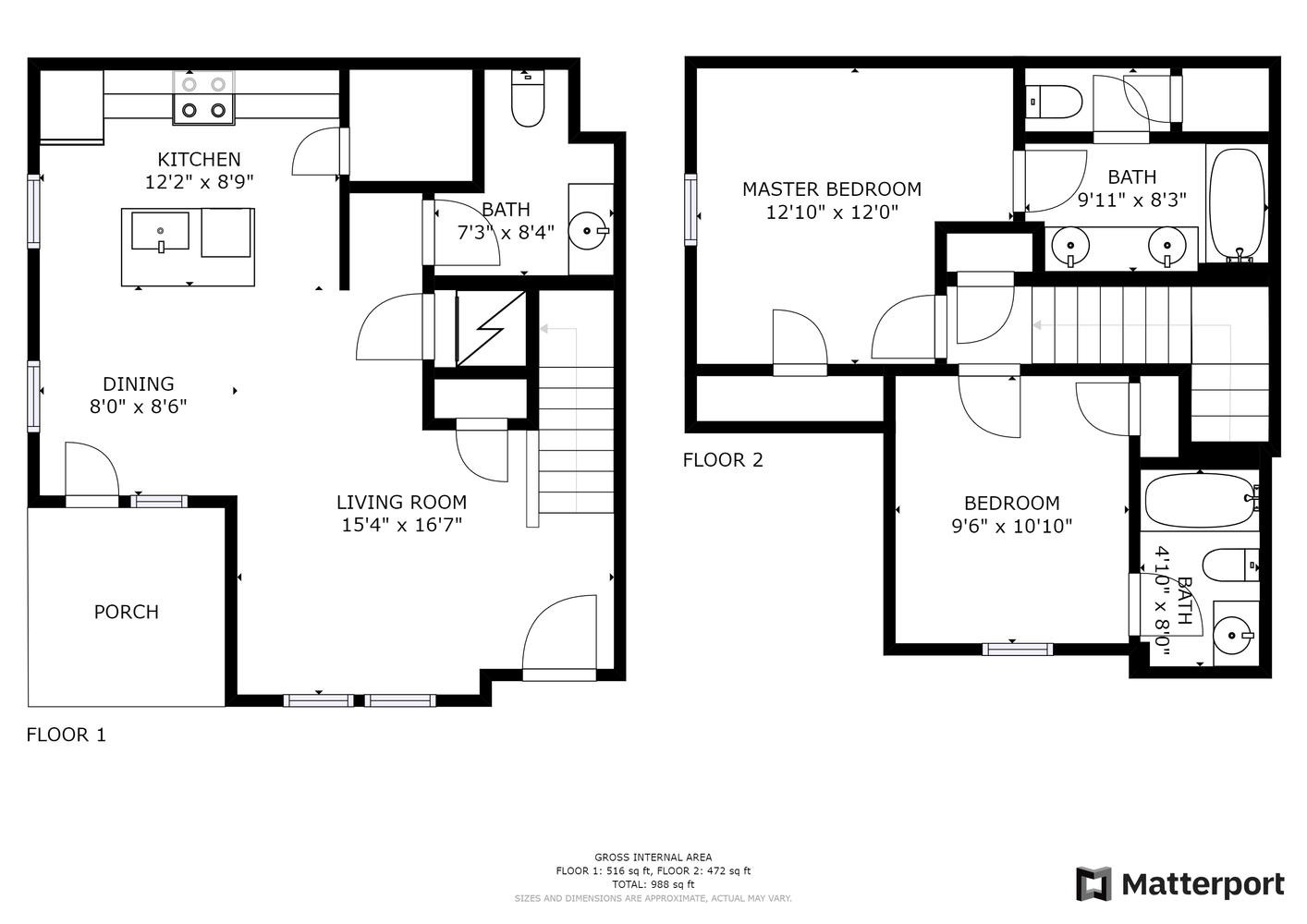 2 Bedroom Townhome | 2 Bed Apartment | Cedar Crossing Townhomes