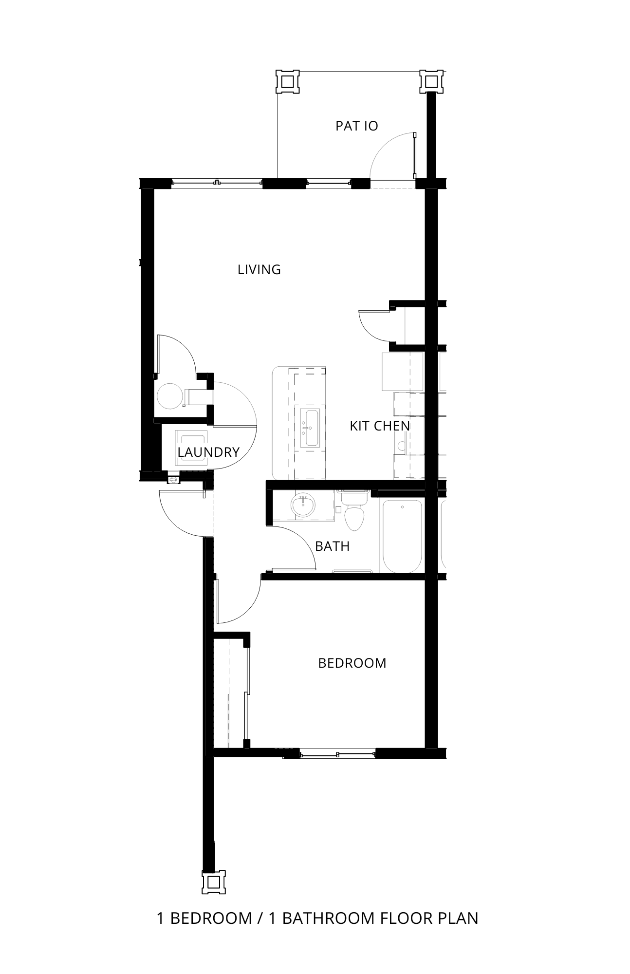 1x1 | 1 Bed Apartment | Orchard Lofts