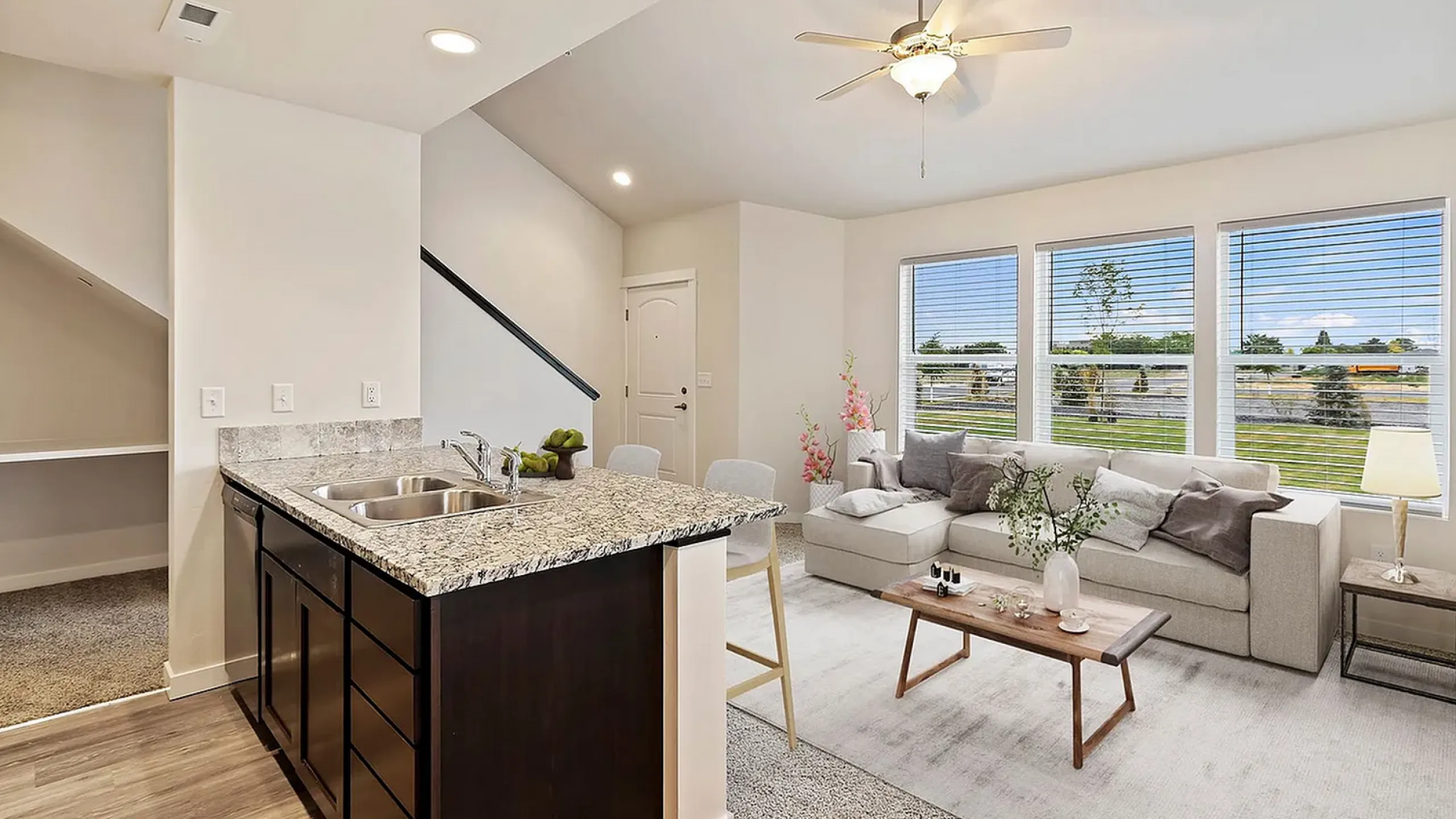 vivienne townhomes living room