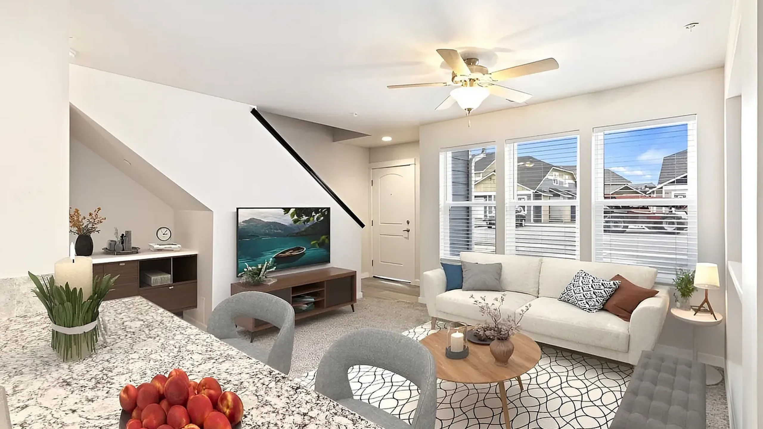 vivienne townhomes living room