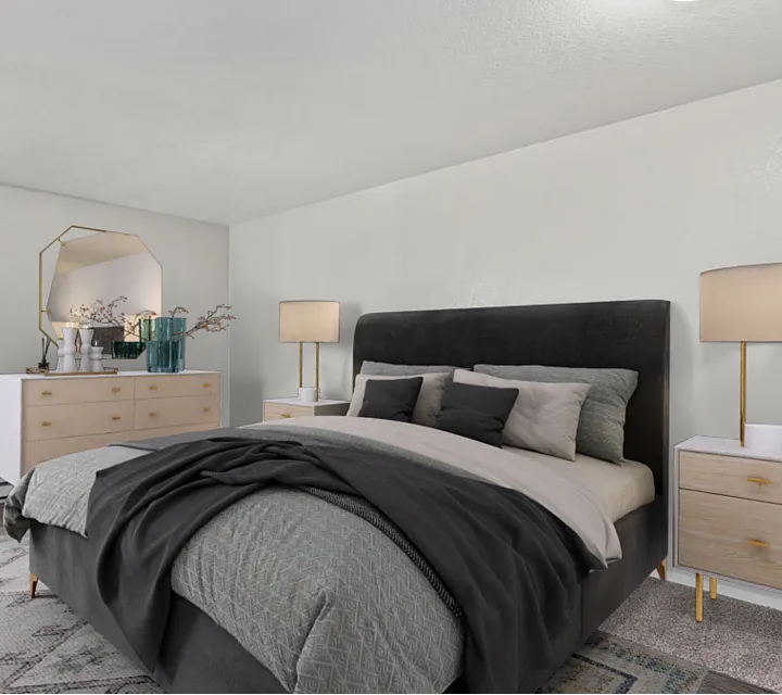 staged bedroom
