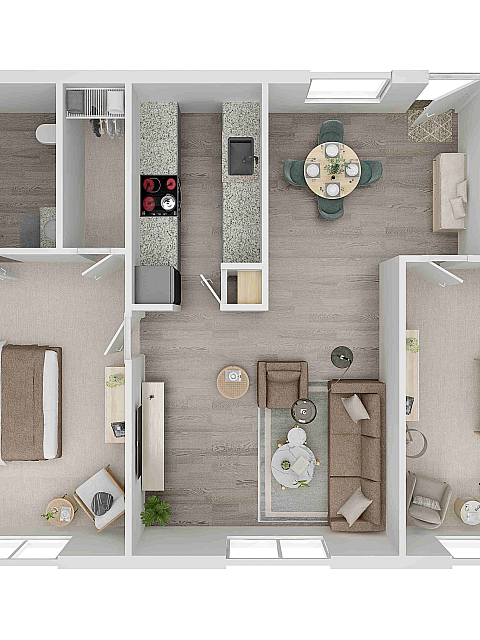 Ashford Willow Falls 1 bed 1 bath