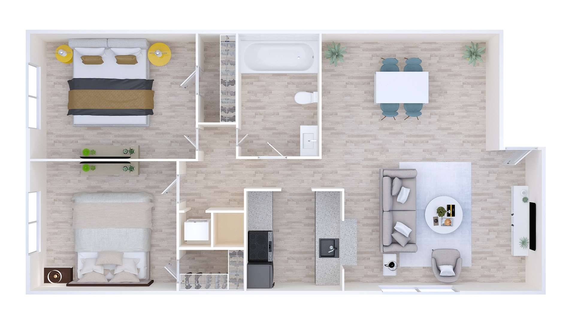 Ashford Westchase 2 Bed 1 Bath