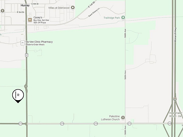 Inviting map highlighting a prime location near major highways, featuring nearby amenities like pharmacies and dining for convenient living.