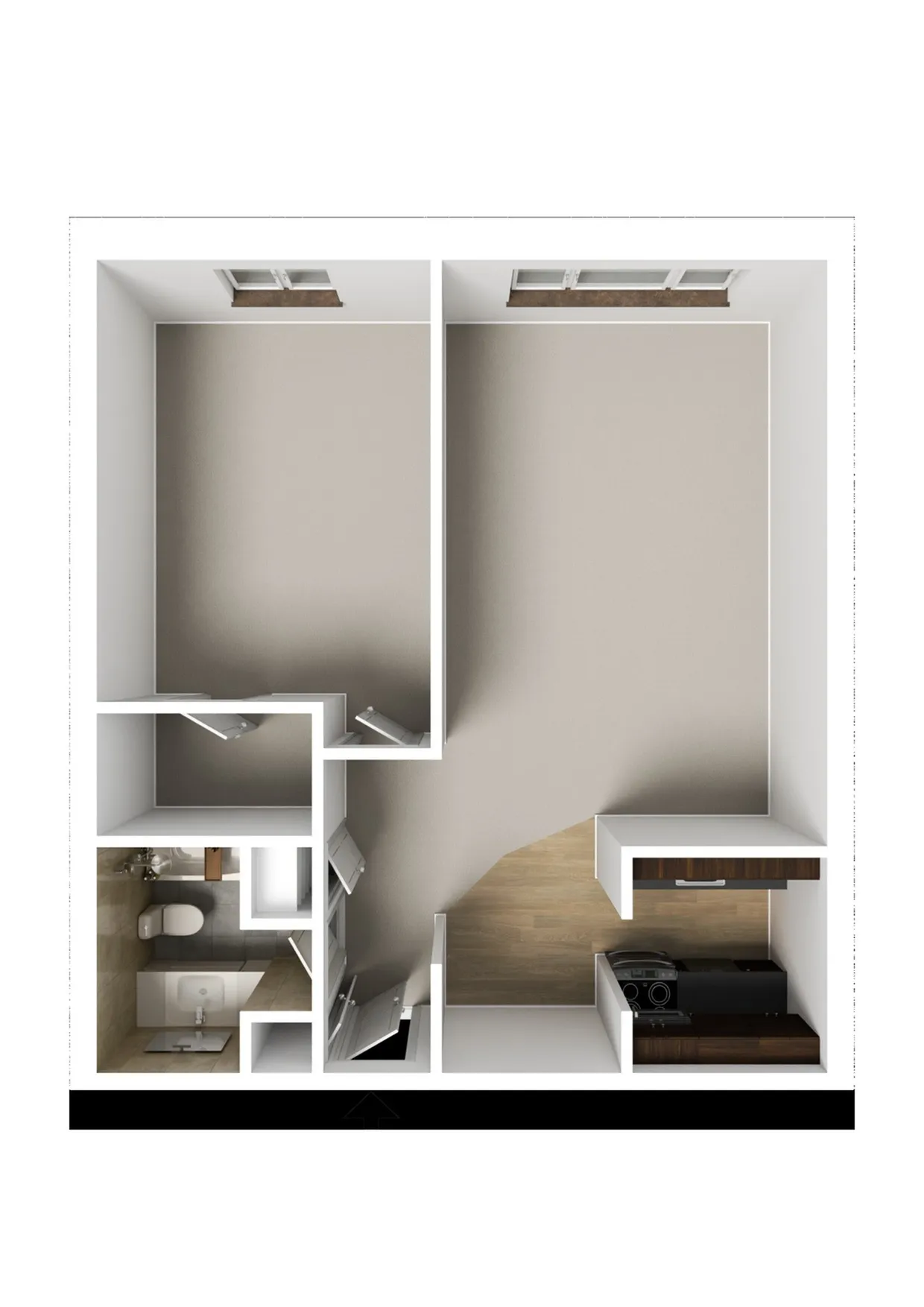 One Bedroom XL Apartment