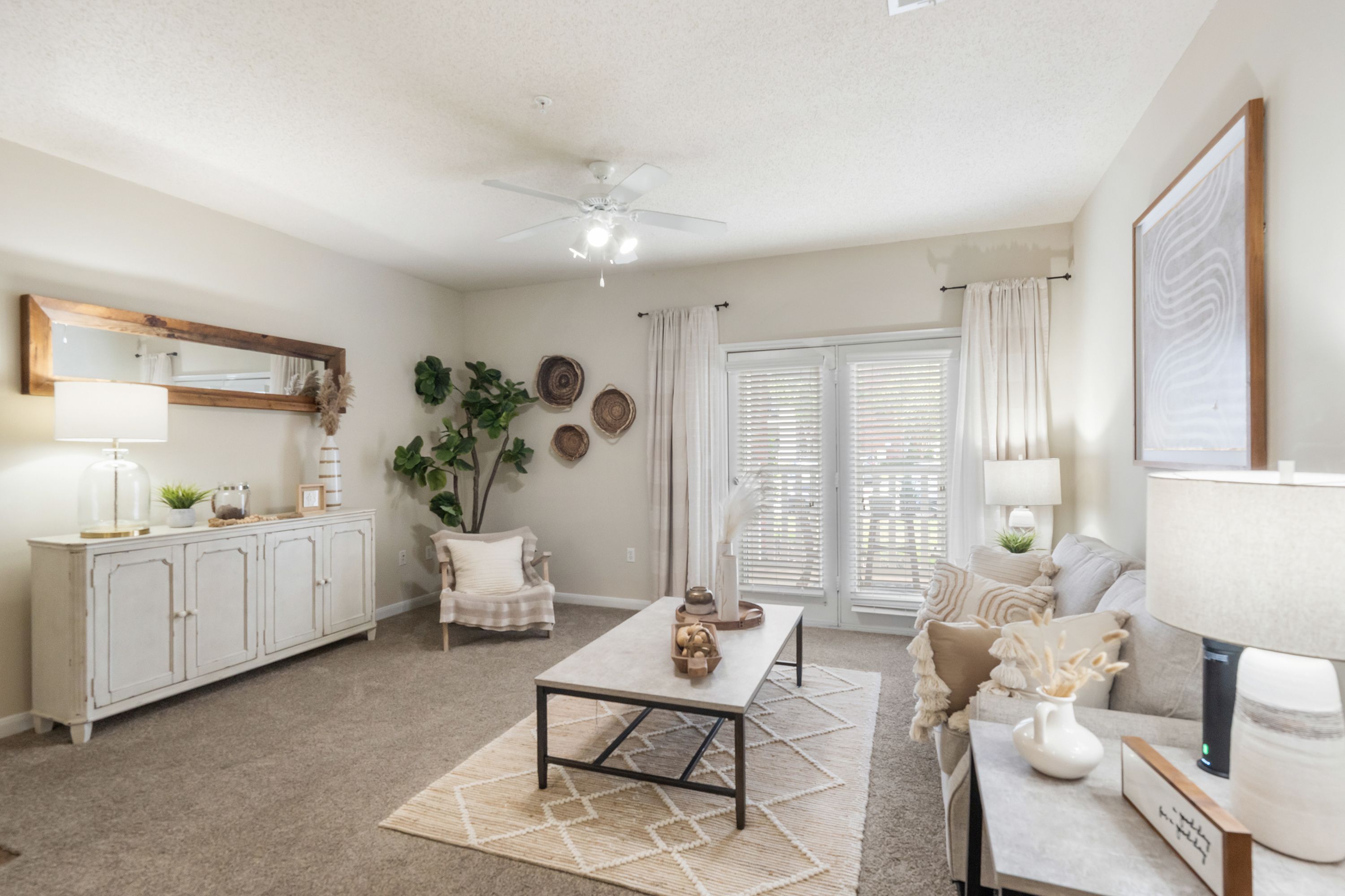 Landmark at Cypress Falls - Cozy Living Room