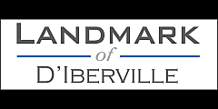 Logo of Landmark of D'Iberville with sleek, modern design.