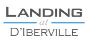 Logo for Landing at D'Iberville with sleek modern typography.